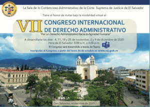 Programa del VII Congreso Internacional de Derecho Administrativo