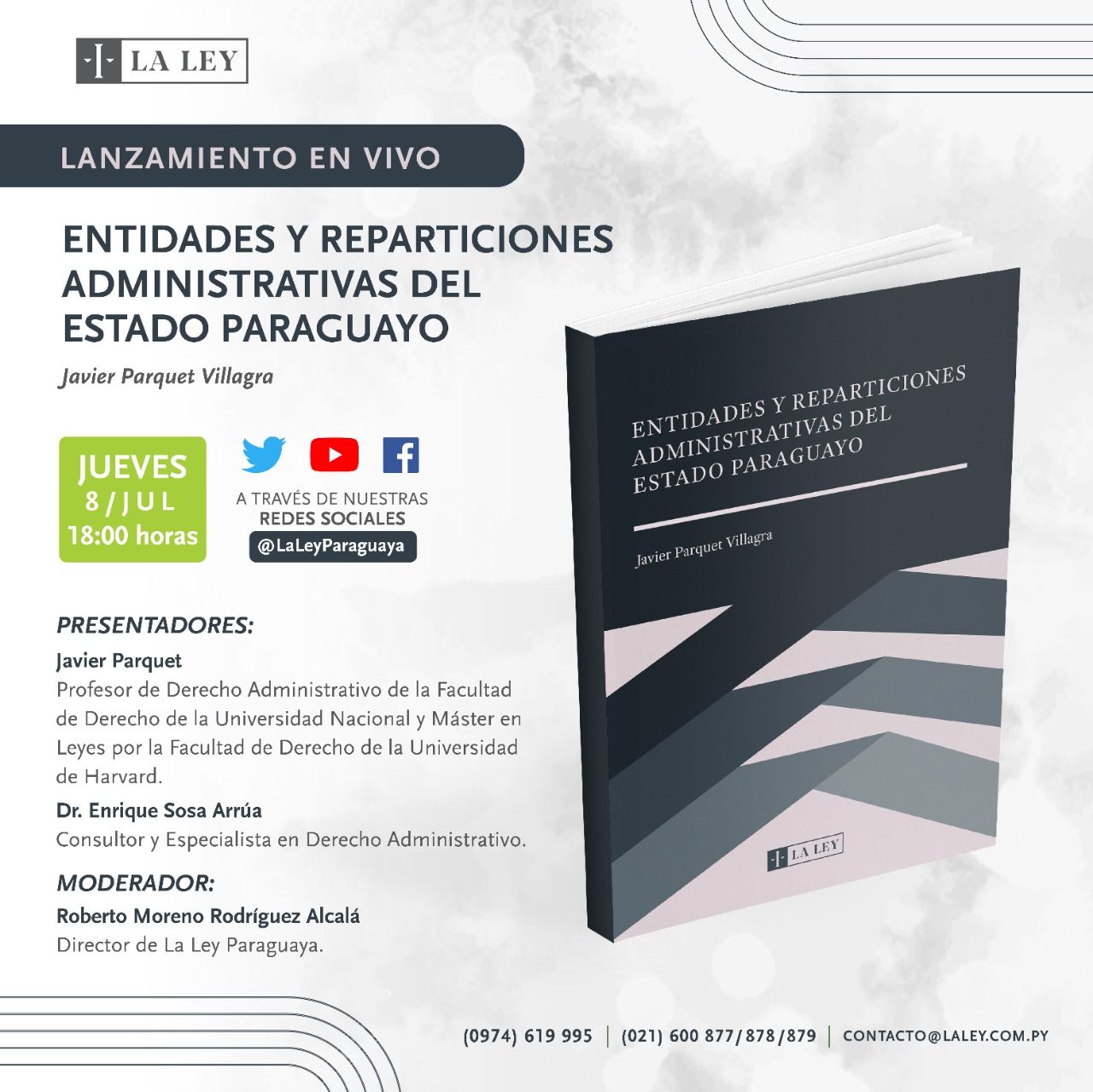 Lanzamiento del Libro «Entidades y Reparticiones Administrativas del Estado Paraguayo»